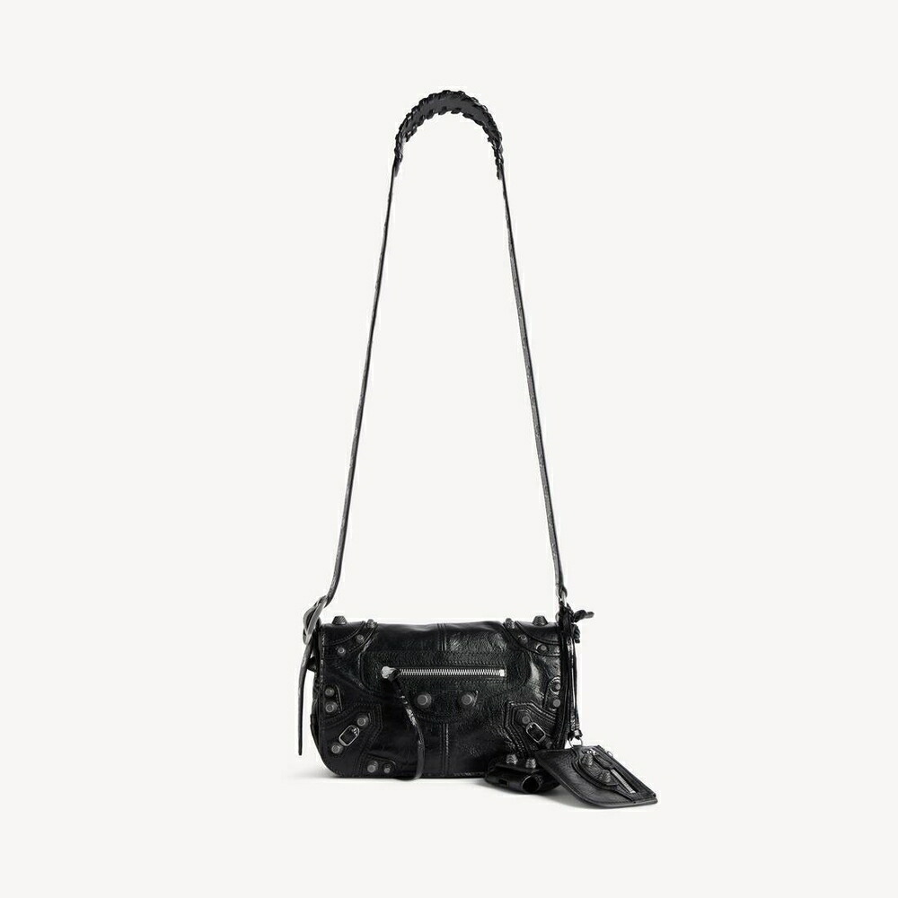 バレンシアガ BALENCIAGA メンズ LE CAGOLE フラップバッグ XS【ブラック 】【送料無料】【正規品】