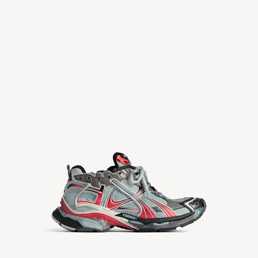バレンシアガ BALENCIAGA メンズ RUNNER GRADIENT スニーカー【薄墨色/赤いこと/黒いこと 】【貨物輸送無料】【定め事品】