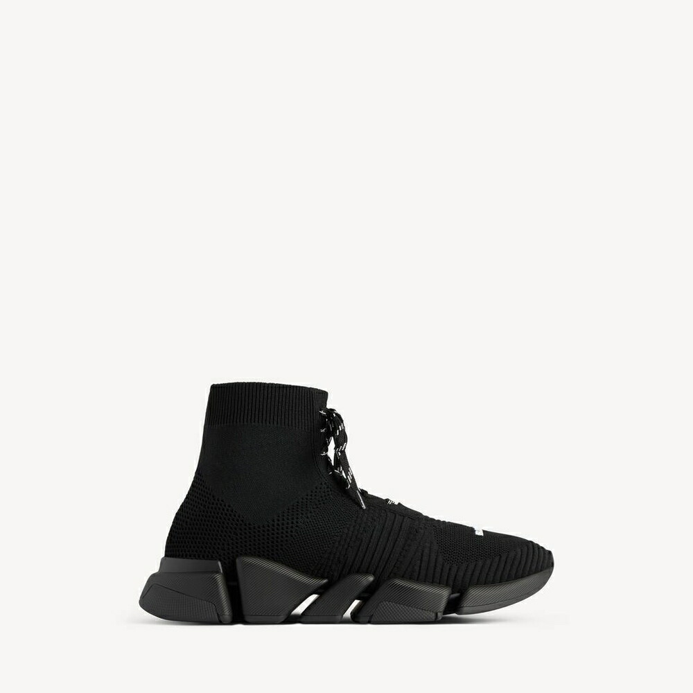 バレンシアガ BALENCIAGA メンズ SPEED 2.0 LACE-UP　リサイクルニット スニーカー【ブラック 】【送料無料】【正規品】 174,400円