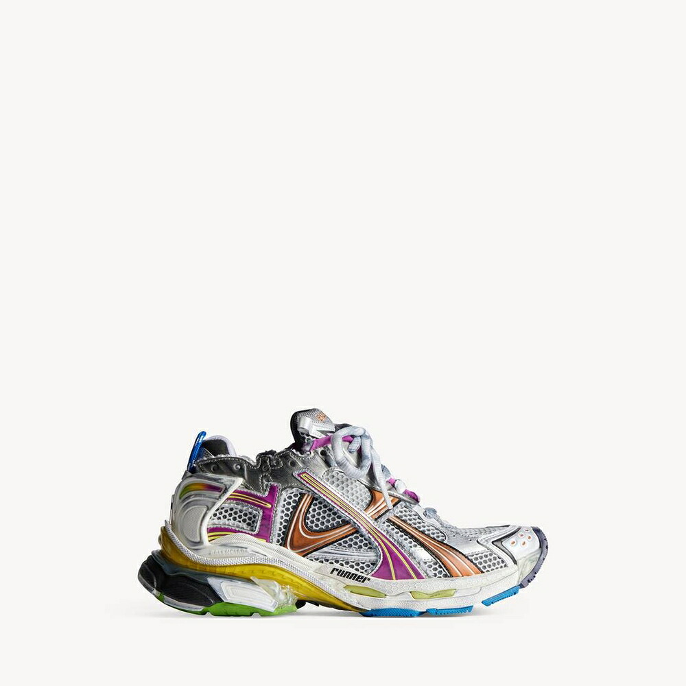 バレンシアガ BALENCIAGA メンズ RUNNER スニーカー【マルチ色つや 】【貨物輸送無料】【定め事品】