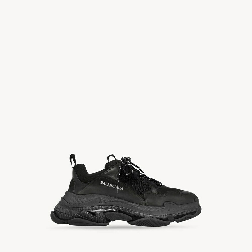 バレンシアガ BALENCIAGA メンズ TRIPLE S CLEAR SOLE【黒いこと 】【貨物輸送無料】【定め事品】