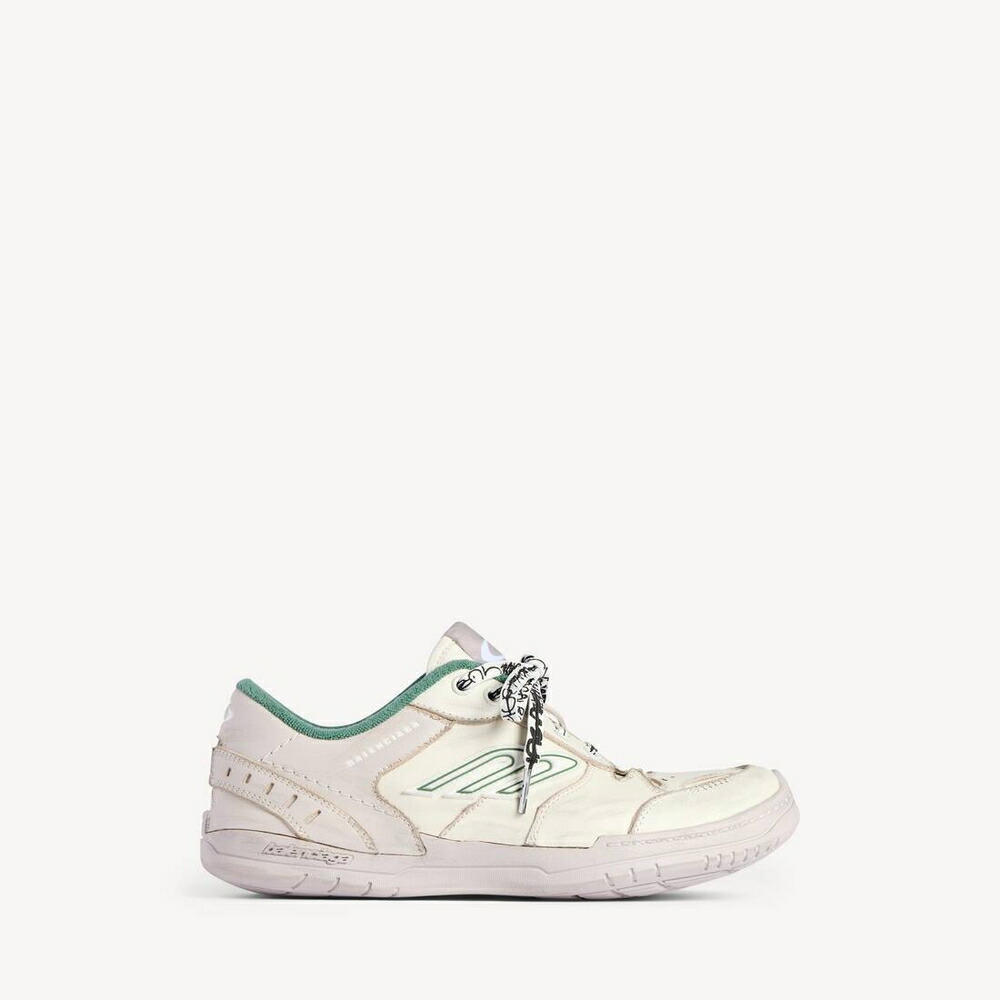 バレンシアガ BALENCIAGA メンズ HAMPTONS ミディアム WORN-OUT スニーカー【ベージュ/グリーン 】【送料無料】【正規品】 177,100円