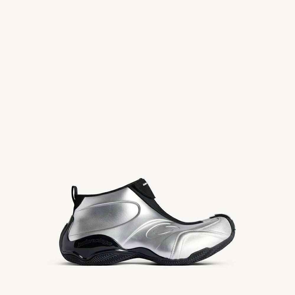 バレンシアガ BALENCIAGA メンズ BASKETBALL スニーカー【しろがね色/黒いこと 】【貨物輸送無料】【定め事品】