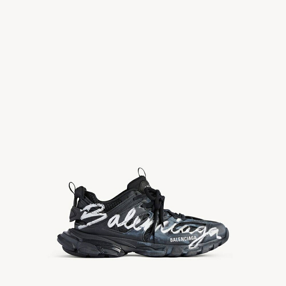 バレンシアガ BALENCIAGA メンズ TRACK SIGNATURE スニーカー【黒いこと/白いこと 】【貨物輸送無料】【定め事品】