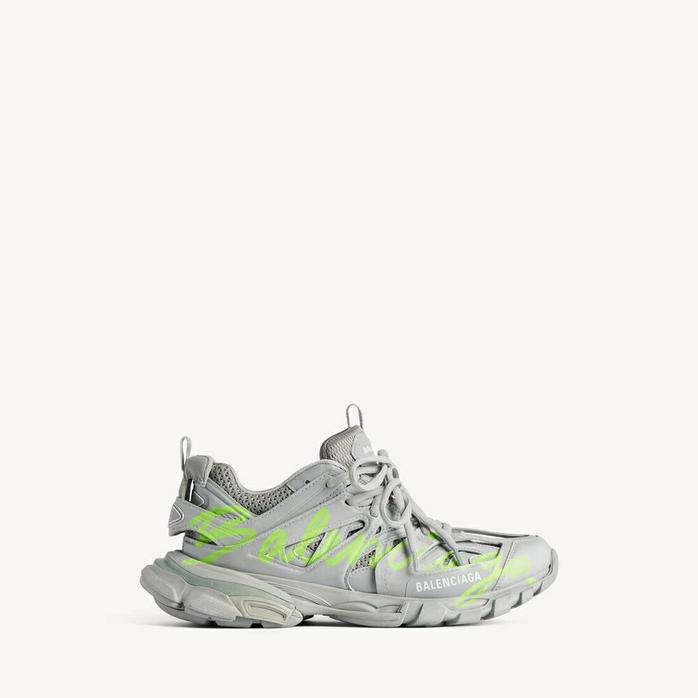 バレンシアガ BALENCIAGA メンズ TRACK SIGNATURE スニーカー【グレー/ネオンイエロー 】【送料無料】【正規品】 106,600円