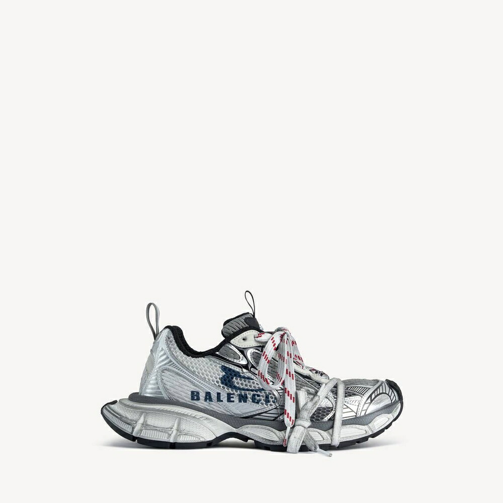 バレンシアガ BALENCIAGA メンズ 3XL SPLIT LOGO スニーカー【ホワイト/ネイビー/グレー 】【送料無料】【正規品】