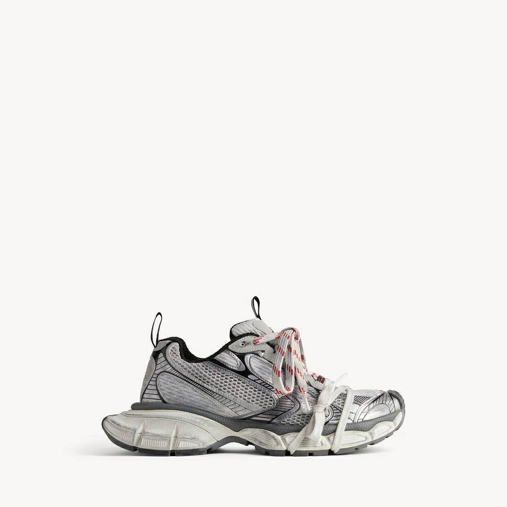 バレンシアガ BALENCIAGA メンズ 3XL スニーカー【グレー＆シルバー 】【送料無料】【正規品】