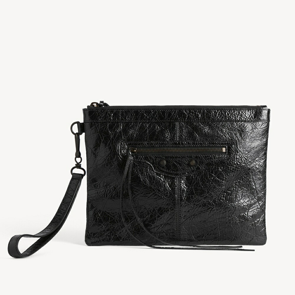 バレンシアガ BALENCIAGA メンズ LE CITY 合切袋【黒いこと 】【貨物輸送無料】【定め事品】