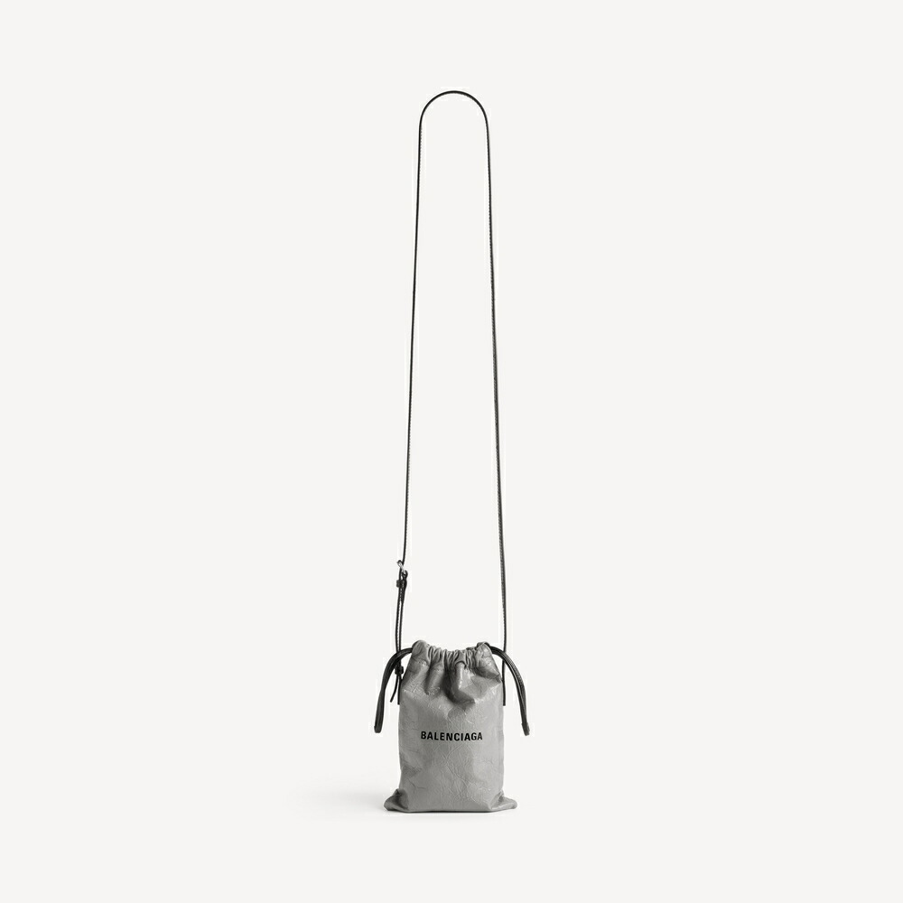 バレンシアガ BALENCIAGA メンズ SHOPPER 電話機保持者【薄墨色 】【貨物輸送無料】【置き目品】