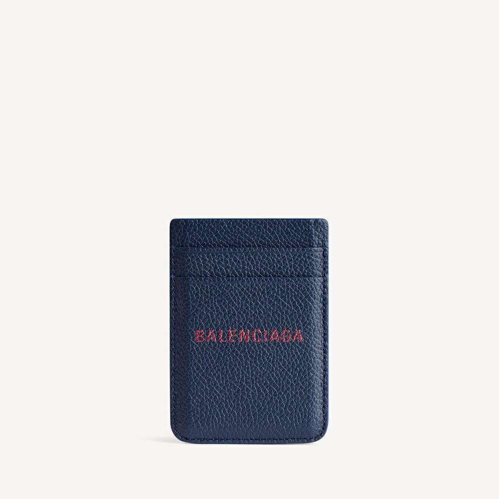 バレンシアガ BALENCIAGA メンズ CASH マグネットカードホルダー【米国海軍/バーガンディ 】【貨物輸送無料】【置き目品】 財布・ケース-メンズ財布-バッグ・小物・ブランド雑貨