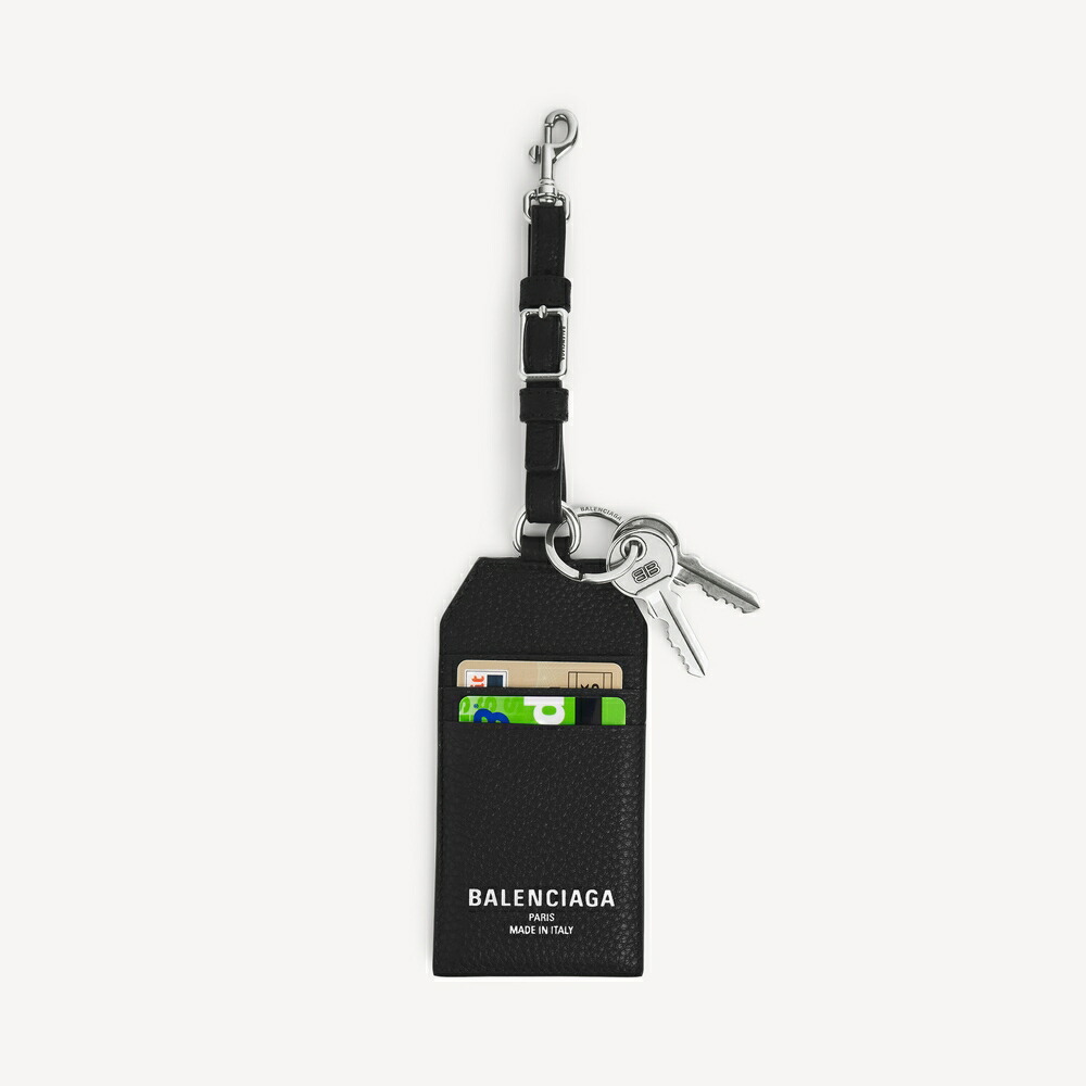 バレンシアガ BALENCIAGA メンズ CREDIT 引きつける/手当たり輪っか 歌留多保持者【黒いこと 】【貨物輸送無料】【定め事品】
