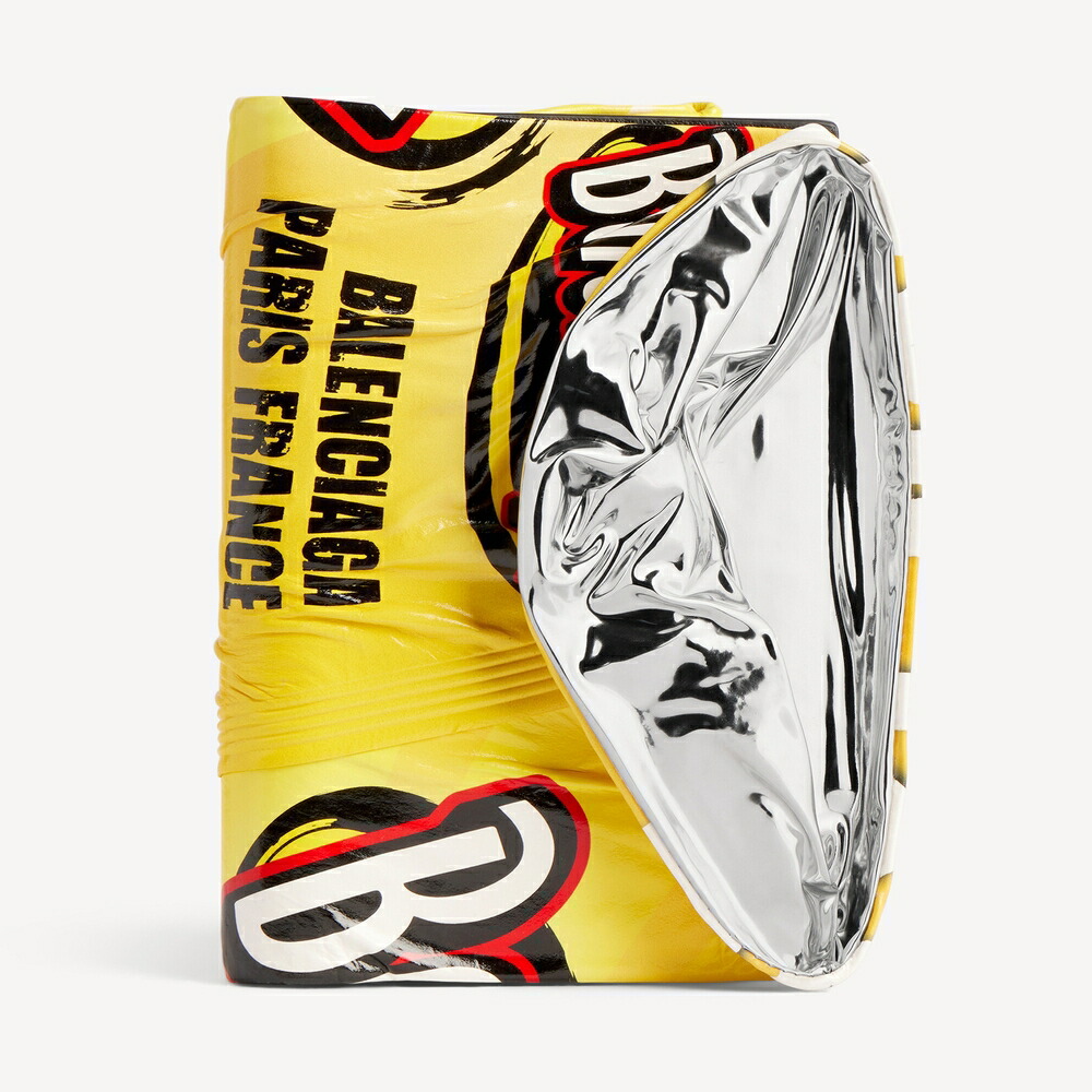 バレンシアガ BALENCIAGA メンズ CHIPS PASSPORT 保持者【黄色/黒いこと 】【貨物輸送無料】【置き目品】