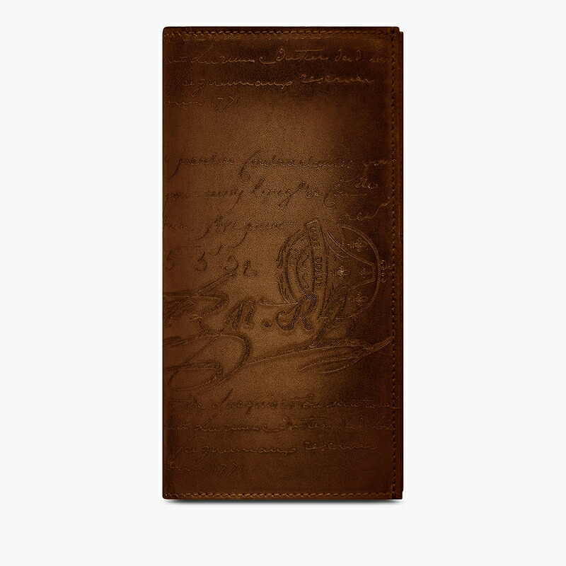 ベルルッティ Berluti エスパス スクリットレザー ロングウォレット 財布【cacao intenso 】【送料無料】【正規品】