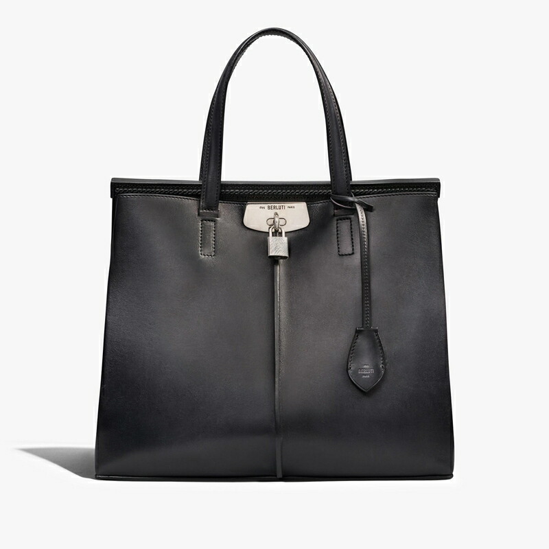 ベルルッティ Berluti ルッティ 38 レザーバッグ【nero grigio 】【送料無料】【正規品】