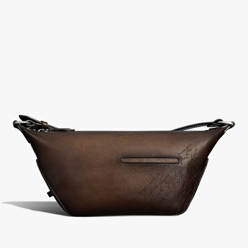 ベルルッティ Berluti トゥジュール ホンブルグ帽 ジップ ホー洋弓 XS スクリットレザー 伝達人御徒面子【soft brown 】【貨物輸送無料】【定め事品】