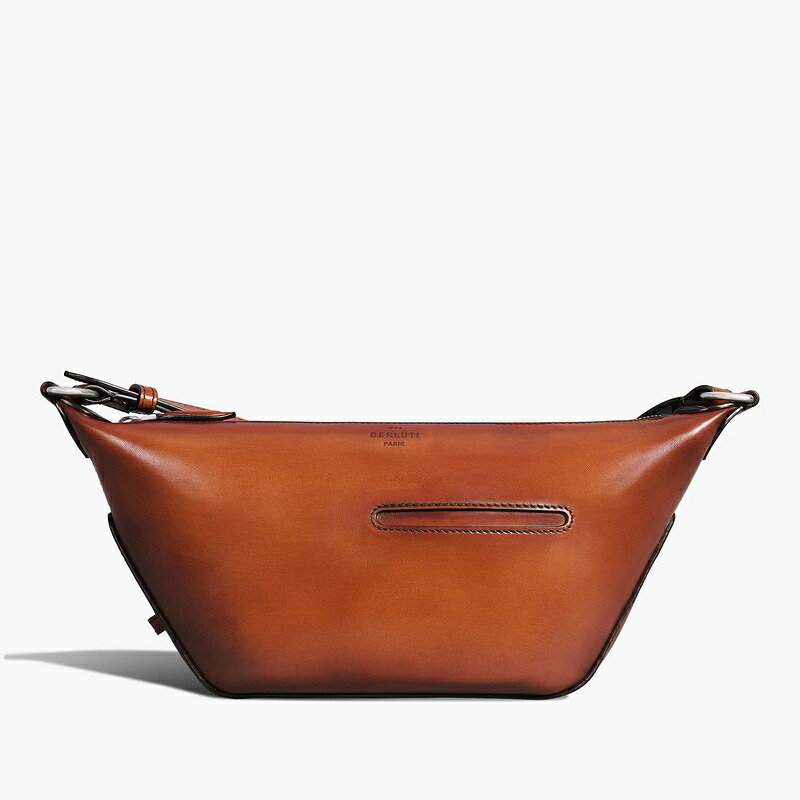 ベルルッティ Berluti トゥジュール ホンブルグ帽 ジップ ホー洋弓 XS なめし革 伝達人御徒面子【arancio vermiglio 】【貨物輸送無料】【定め事品】