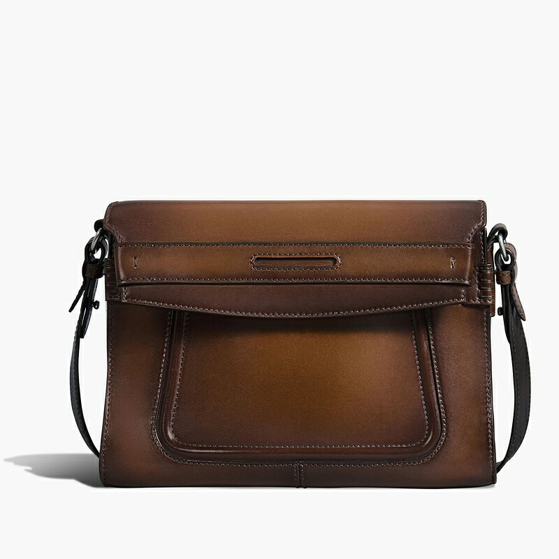 ベルルッティ Berluti アンディ クロスボディ レザー メッセンジャーバッグ【cacao intenso 】【送料無料】【正規品】|ブランドバッグ・雑貨CELEBRITY