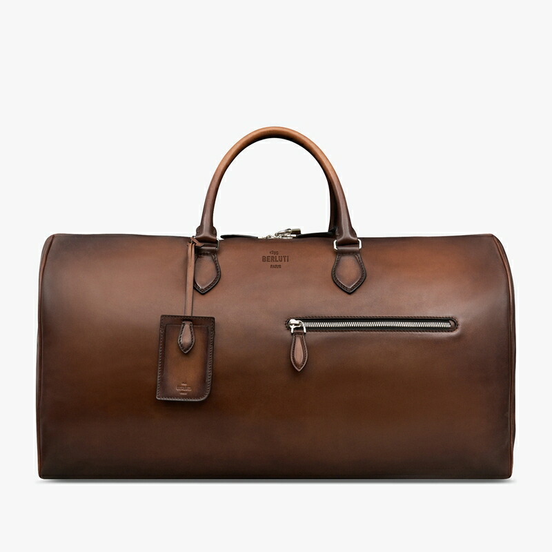 berluti ベルルッティ アンジュール　ベネチアレザー　パティーヌ　バッグ ヴェネチアレザーとキャンバスの融合──ベルルッティの新作に