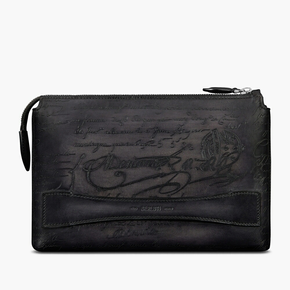 ベルルッティ Berluti テルシオ レザー オールインワン【nero grigio 】【送料無料】【正規品】