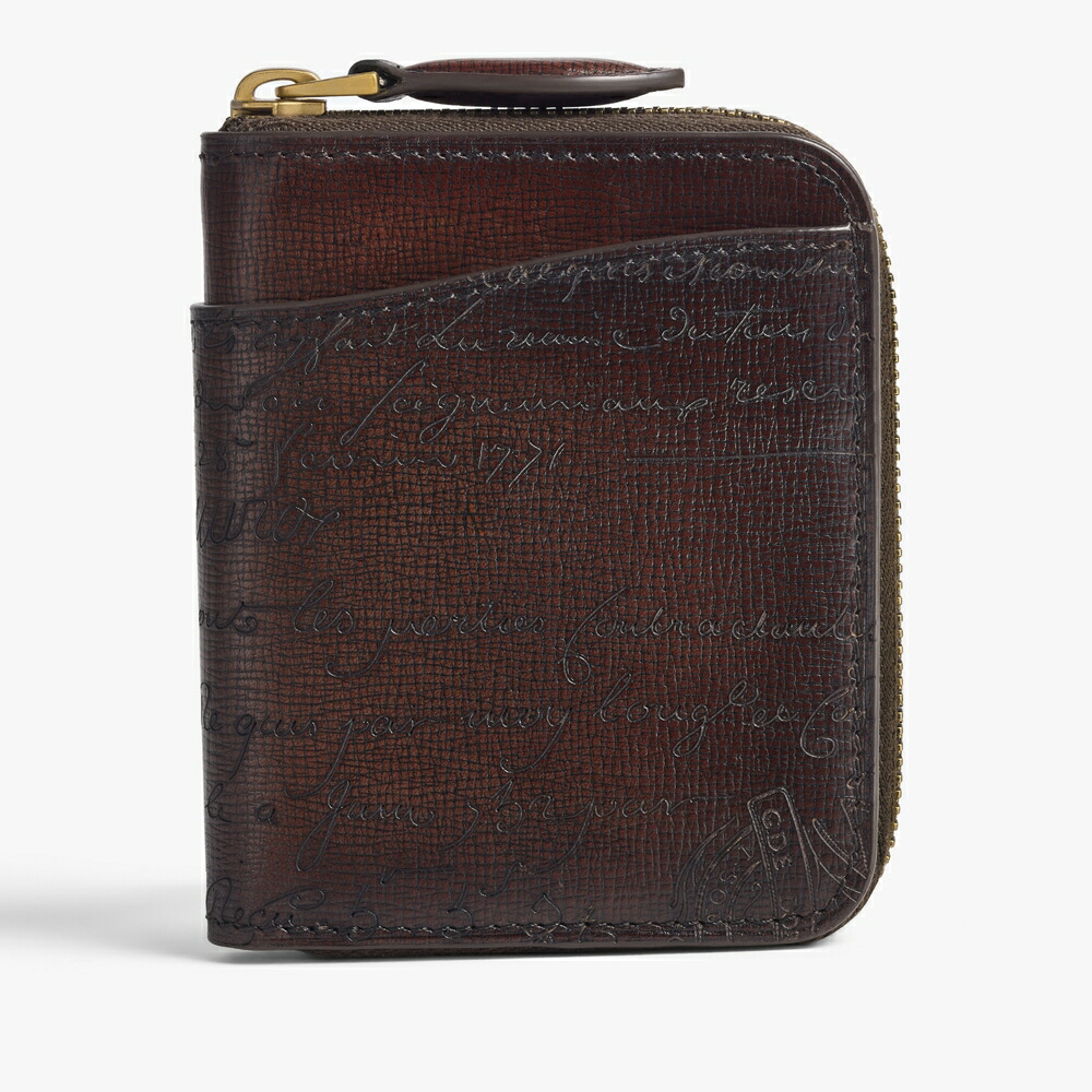 ベルルッティ Berluti ワパ グラディアント スクリットレザー 鋳貨銭入れ【maduro 】【貨物輸送無料】【置き目品】