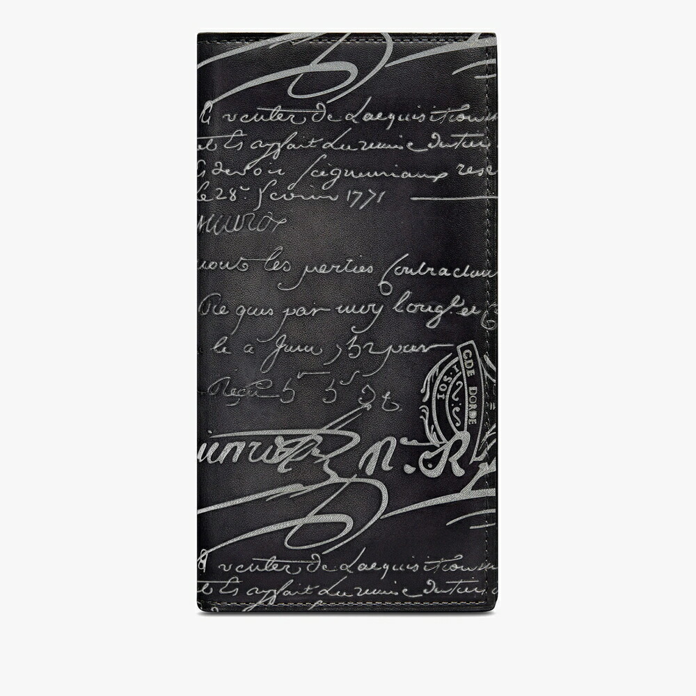 新品 ベルルッティ タリ ストラップ ネログリジオ Berluti ◇ベルルッティ◇未使用品 ジンコ レザービジネスカード