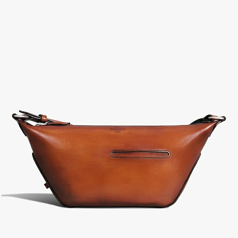 ベルルッティ Berluti トゥジュール ホンブルグ帽 ジップ ホー洋弓 XS なめし革 伝達人御徒面子【arancio vermiglio 】【貨物輸送無料】【定め事品】