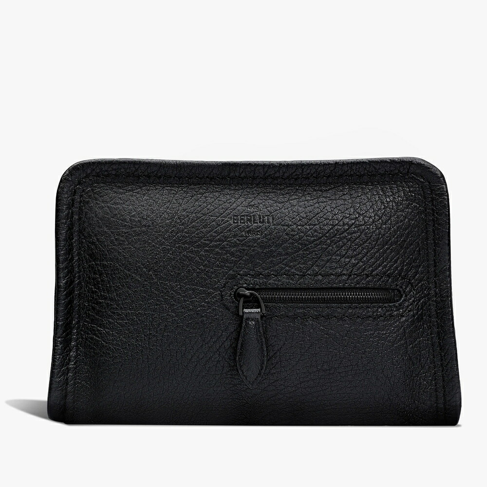 ベルルッティ Berluti ジュルナリエ XS なめし革 伝達人御徒面子【deep black 】【貨物輸送無料】【定め事品】