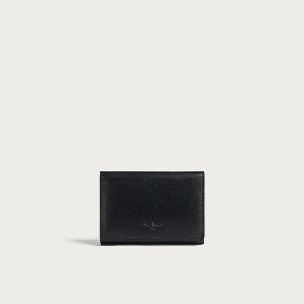 ベルルッティ Berluti インブイア 下げ翼 歌留多保持者【black 】【貨物輸送無料】【置き目品】