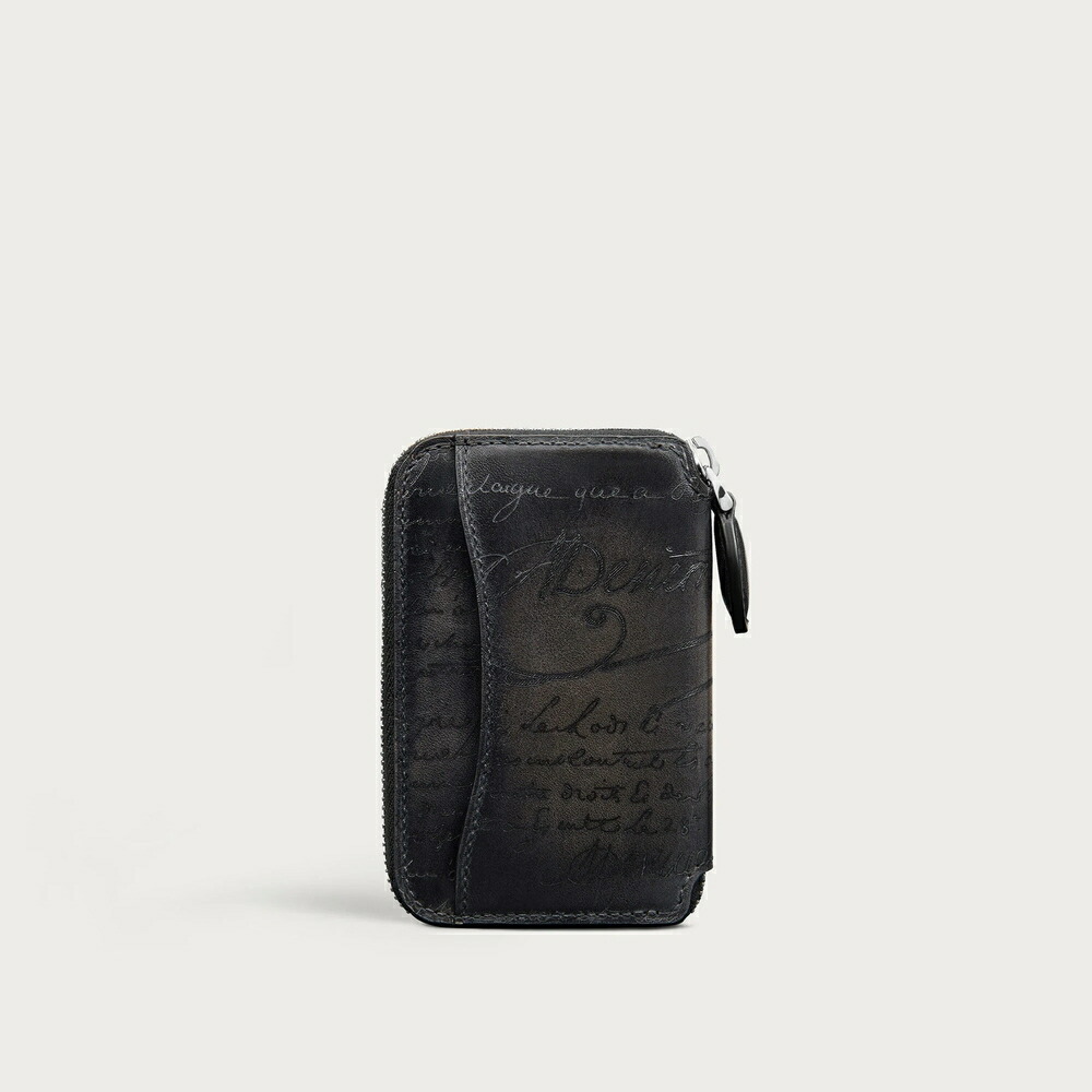 ベルルッティ Berluti コト ジップ 手当たり輪っか【nero grigio 】【貨物輸送無料】【定め事品】