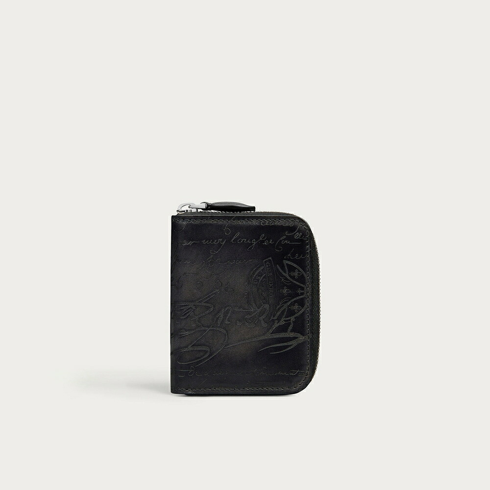 ベルルッティ Berluti ワパ 先だつもの銭入れ【nero grigio 】【貨物輸送無料】【置き目品】