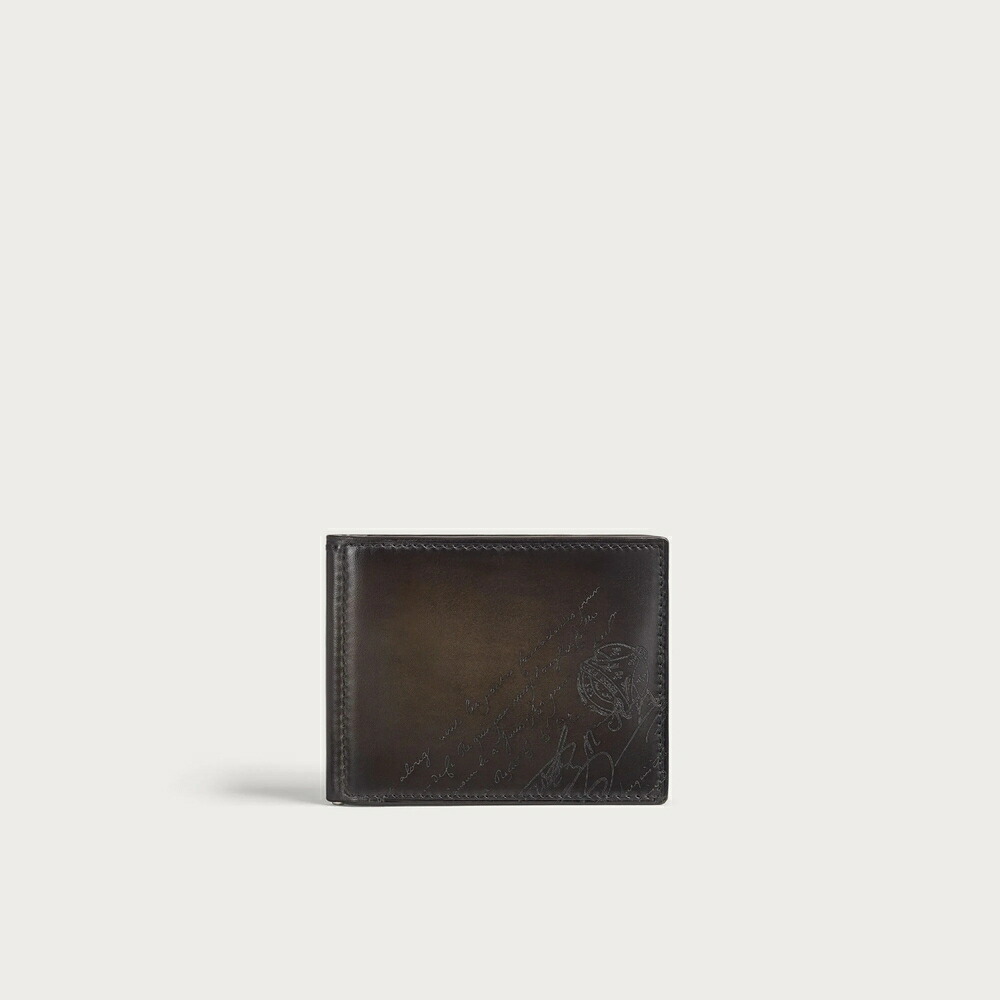 ベルルッティ Berluti 図形 鋳貨 下げ翼 コンパクトウォレット 金入れ【selva oscura 】【貨物輸送無料】【定め事品】