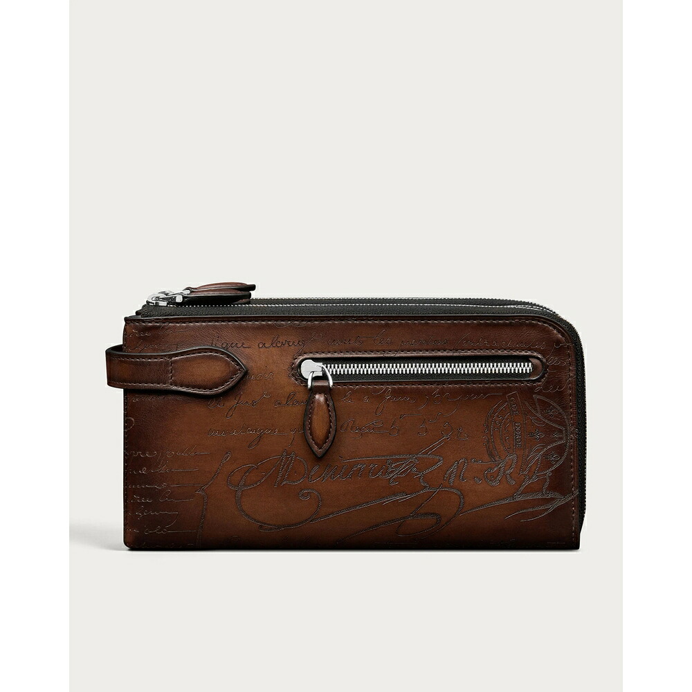 ベルルッティ Berluti ティリワ ジップポーチ【cacao intenso 】【貨物輸送無料】【定まり品】