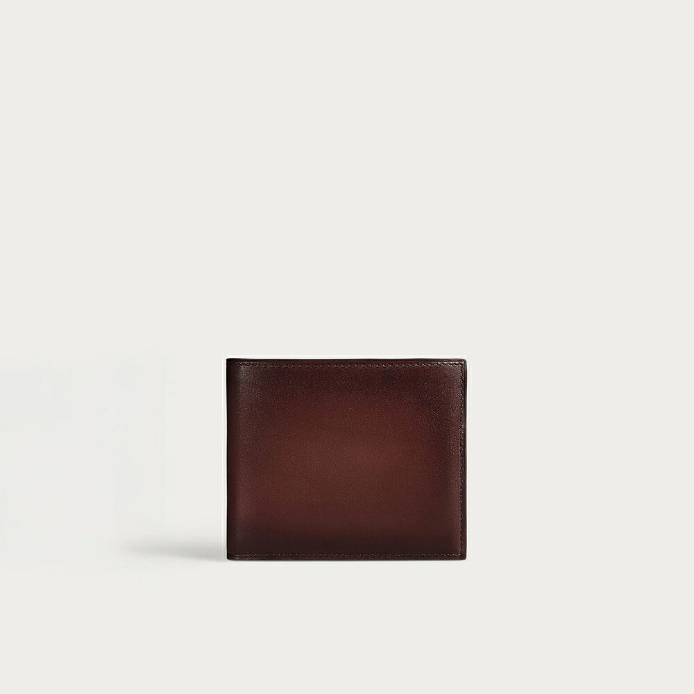 ベルルッティ Berluti マコレ ルティ フラップ コンパクトウォレット 財布【legno bruciato 】【送料無料】【正規品】