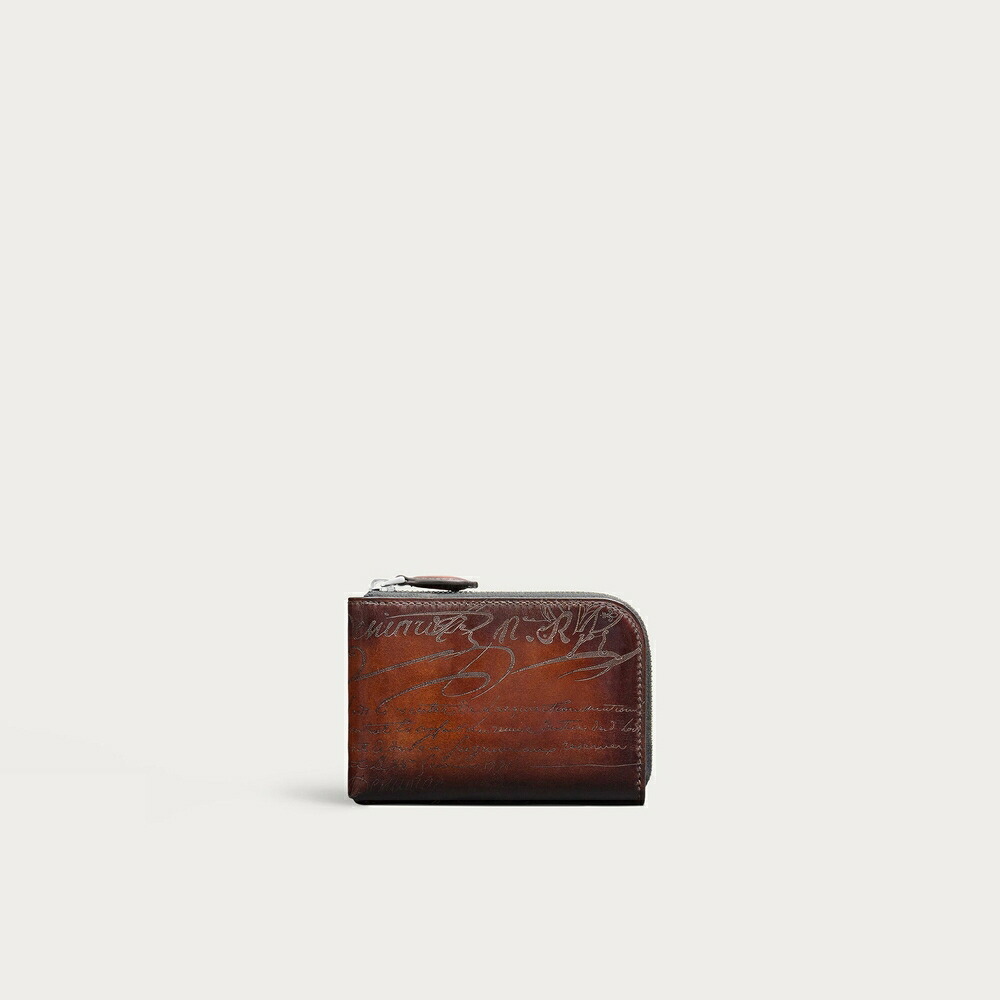 ベルルッティ Berluti 山毛欅 先だつもの金入れ【cacao intenso 】【貨物輸送無料】【定め事品】