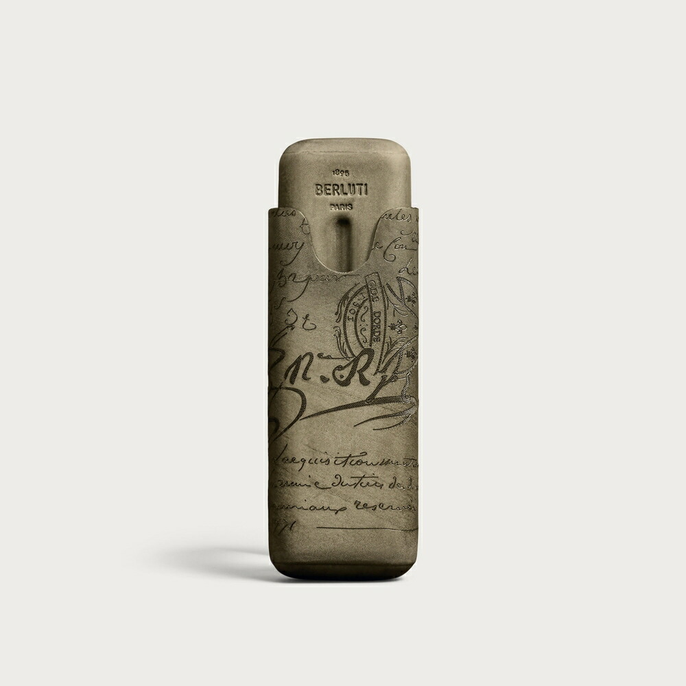 ベルルッティ Berluti 葉巻きタバコ入れもの 2【sandstorm 】【貨物輸送無料】【置き目品】