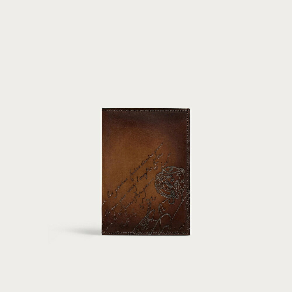 ベルルッティ Berluti エスケール 渡航免状押しかぶせる【cacao intenso 】【貨物輸送無料】【置き目品】