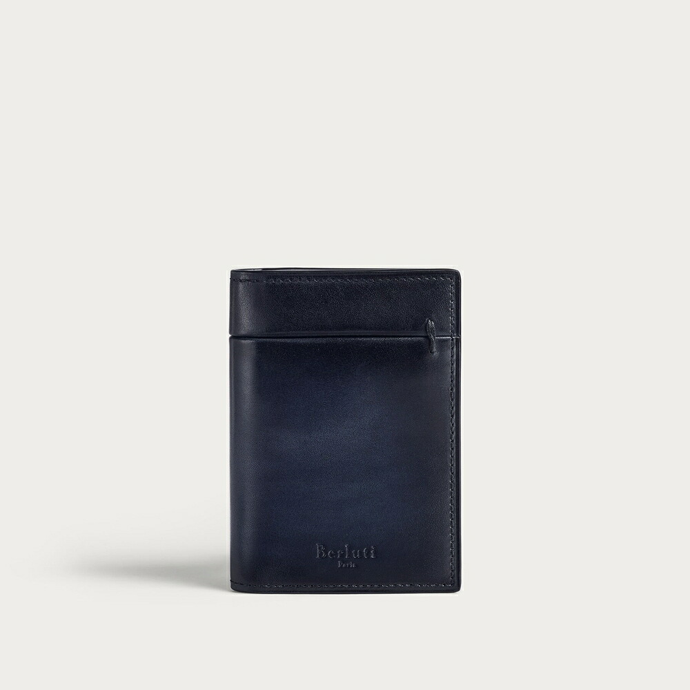 ベルルッティ Berluti ジャグア 屁っ放りパール 歌留多保持者【nero blu 】【貨物輸送無料】【定まり品】