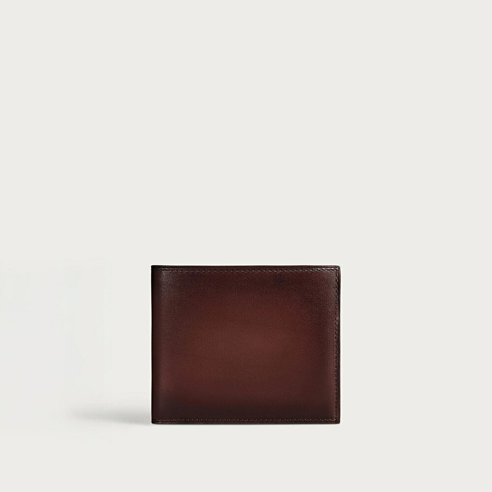 ベルルッティ Berluti マコレ ルティ フラップ コンパクトウォレット 財布【legno bruciato 】【送料無料】【正規品】