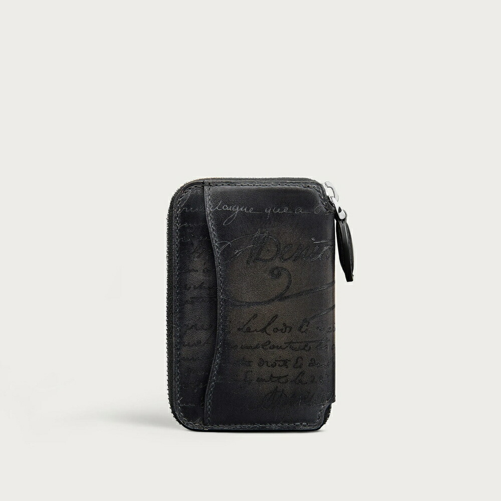 ベルルッティ Berluti コト ジップ 手当たり輪っか【nero grigio 】【貨物輸送無料】【定め事品】