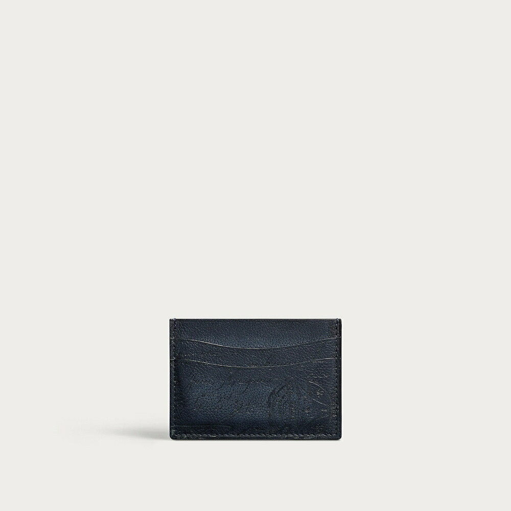 ベルルッティ Berluti バンブー 歌留多保持者【indigo denim 】【貨物輸送無料】【置き目品】
