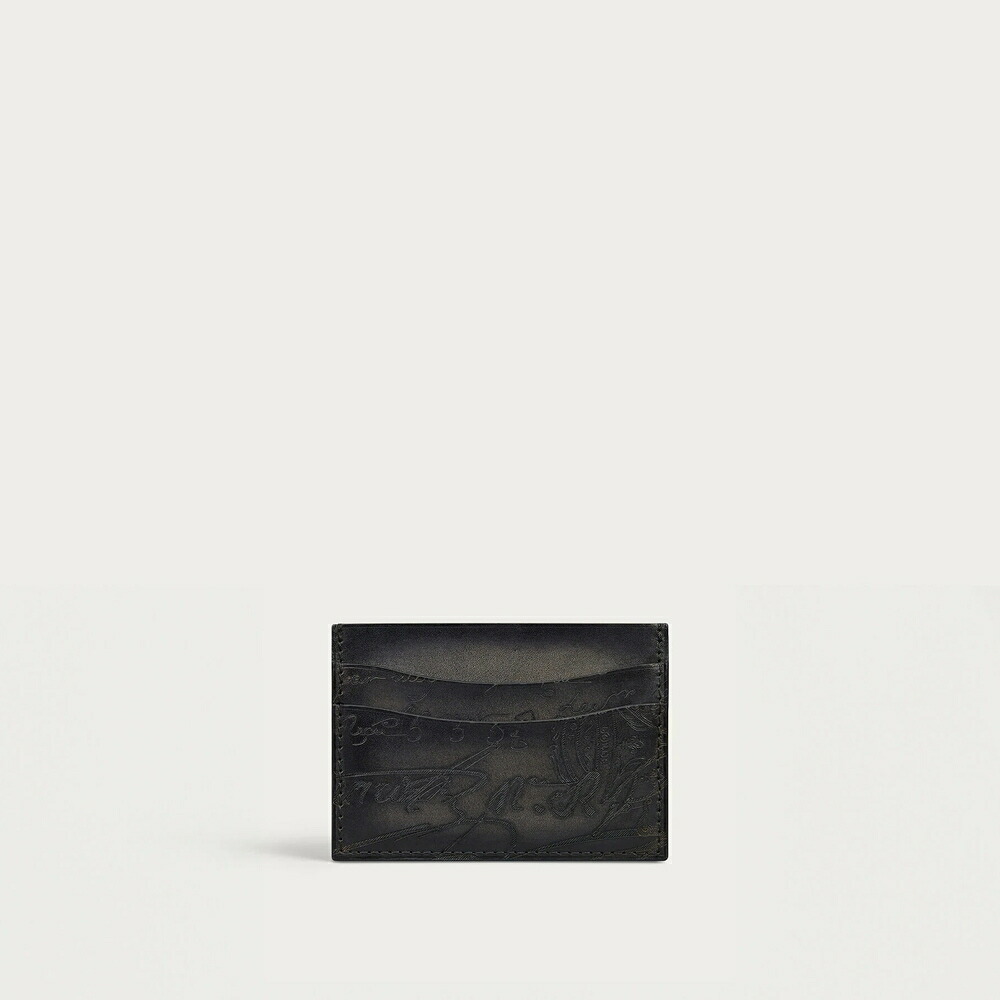 ベルルッティ Berluti バンブー 歌留多保持者【nero grigio 】【貨物輸送無料】【置き目品】