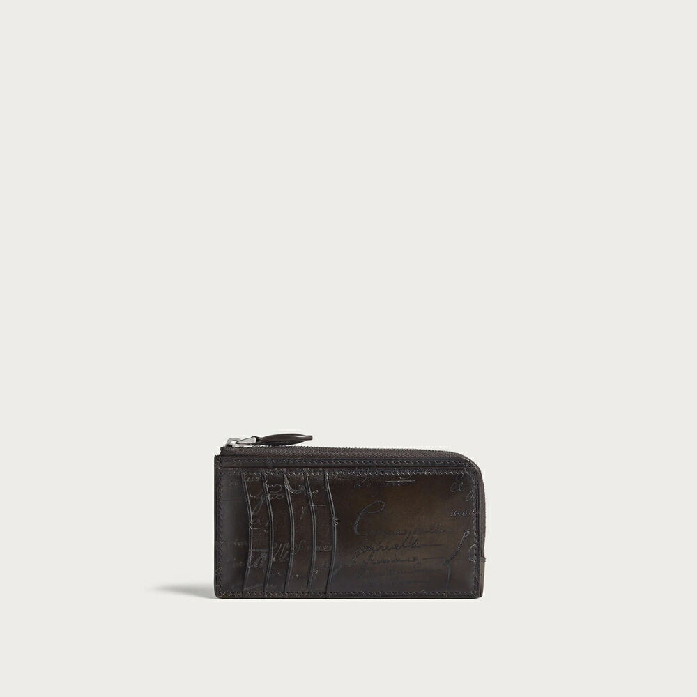 ベルルッティ Berluti 中核グループ マキシ ジップ 歌留多保持者【selva oscura 】【貨物輸送無料】【置き目品】