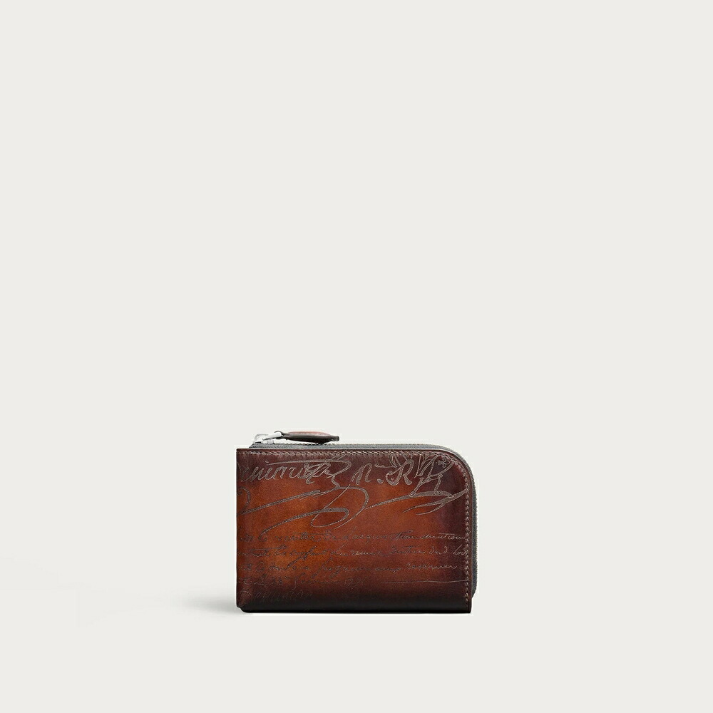 ベルルッティ Berluti 山毛欅 先だつもの蝦蟇口【cacao intenso 】【貨物輸送無料】【定まり品】