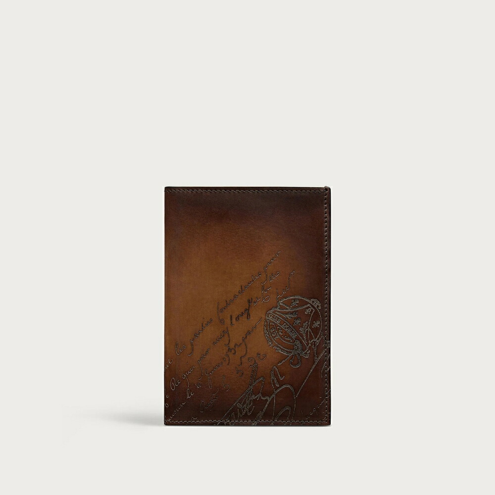 ベルルッティ Berluti エスケール 旅行免状取りまかなう【cacao intenso 】【貨物輸送無料】【定まり品】