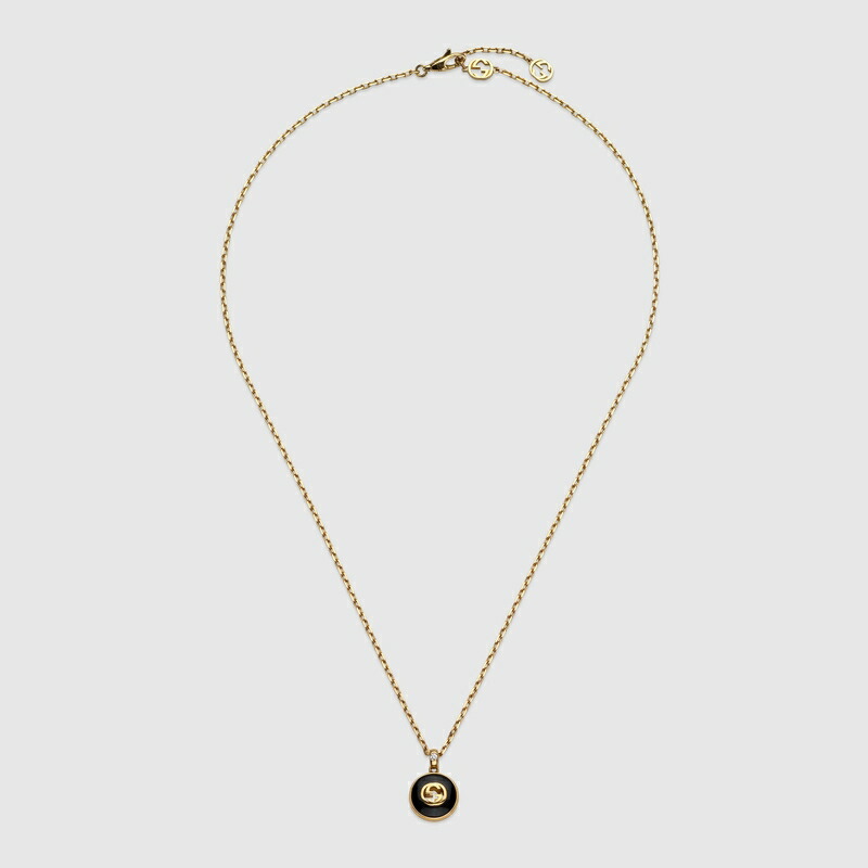 グッチ GUCCI レディース インターロッキング 18K チェーン ネックレス【送料無料】【正規品】
