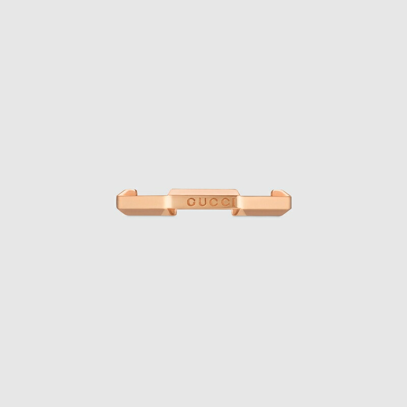 グッチ GUCCI レディース LINK TO LOVE ミラー リング【18K ピンクゴールド 】【送料無料】【正規品】