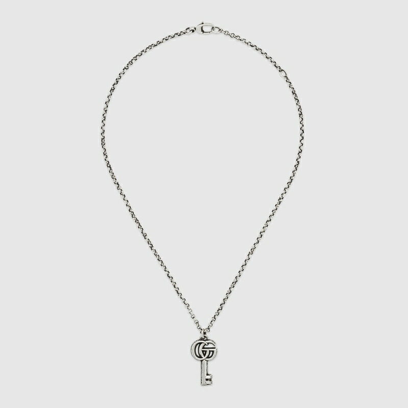 楽天市場】【未使用品】グッチ【GUCCI】ダブルG キー ネックレス