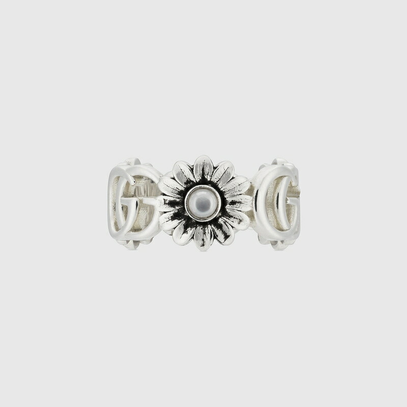 グッチ GUCCI レディース ダブルG マザーオブパール リング【スターリングシルバー 】【送料無料】【正規品】｜ブランドバッグ・雑貨CELEBRITY