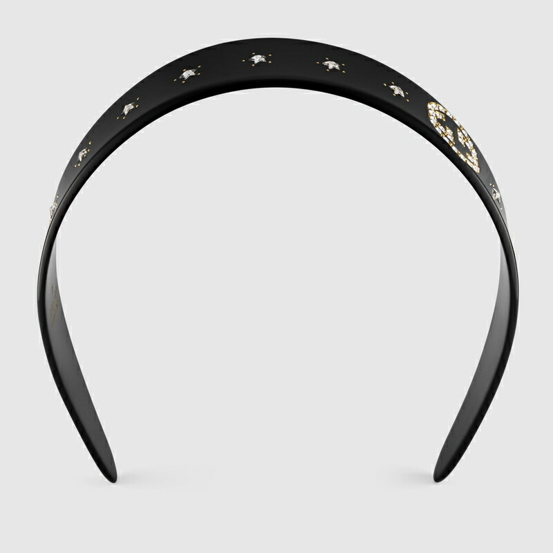 GUCCI グッチ クリスタルグッチ シングルヘアバレッタ クリスタル グッチ シングル ヘアバレッタトータスシェル
