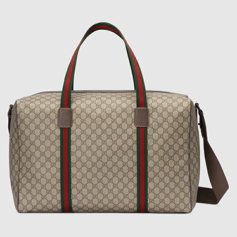 グッチ GUCCI メンズ ウェッブ 縞模様付き添い人 ラージ ダッフルバッグ【貨物輸送無料】【定め事品】